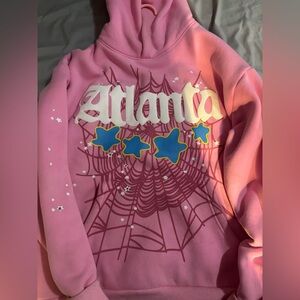 Pink Atlanta Hoodie with Star Design